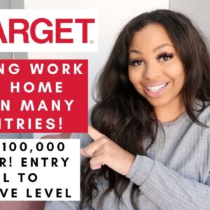TARGET IS HIRING UP TO $100,000 PER YEAR WORK FROM HOME JOBS! THOUSANDS LISTED ON THEIR SITE REMOTE!