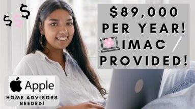 FIND AND APPLY FOR APPLE AT HOME ADVISORS JOBS TODAY! $89K YEARLY! REMOTE WORK FROM HOME JOBS 2022