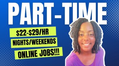 Evening & Weekends Work From Home Job!!! $22-$29 Per Hour| Non phone Work From Home Jobs