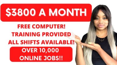 This Company Is Hiring For 10,000 ONLINE JOBS! MAKE $3800 PER MONTH! NIGHT SHIFTS AVAILABLE!