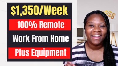 APPLY NOW! And Make Your Own Schedule! 🧒 Flexible Work From Home 2022 | Work From Home No Degree