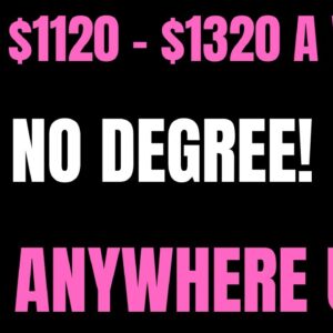 Make $1120 - $1320 A Week | No Degree | Live Anywhere USA | Work From Home Job Hiring Now 2022