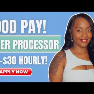 $20-$30 HOURLY TO PROCESS ORDERS! FULL TIME WORK FROM HOME JOB HIRING NOW!