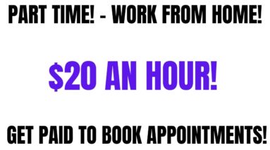 Part Time Online Job | $20 An Hour | Get Paid To Book Appointments Work From Home Job Hiring Now