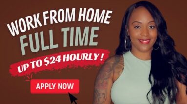 $16-$24 HOURLY! CASH APPLICATIONS ASSOCIATE! FULL TIME WORK WORK FROM HOME JOB!