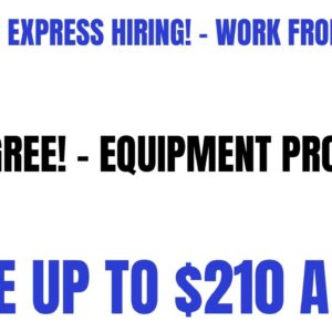 American Express Hiring | Work From Home Job | No Degree | Make Up To $210 A Day Equipment Provided