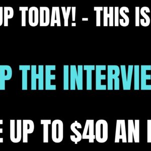 Sign Up Today! | Skip The Interview | Work When You Want | Make Up To $40 An Hour | Easy Side Hustle