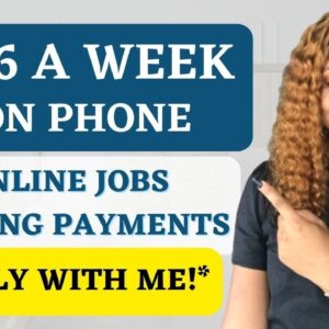 $826/WEEK NO PHONE WFH JOB I POST PAYMENTS ONLINE I MINIMAL EXPERIENCE *QUICK APPLICATION TUTORIAL*