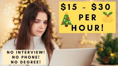 PAID WEEKLY! 3 NO INTERVIEW REMOTE JOBS! NO PHONE! $15 - $30 PER HOUR! WORK FROM HOME JOBS 2022