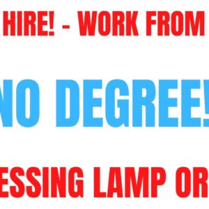 Quick Hire Work From Home Job | No Degree | Processing Lamp Orders | Remote Job Hiring Now