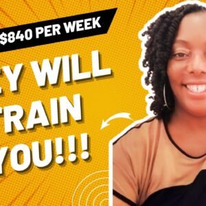 They Will Train You!!! $640-$800 Per Week!!! Hiring Immediately!!! Non Phone Work From Home Job