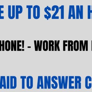 Make Up To $21 An Hour | Non Phone Work From Home Job | Answering Chat! | Online Job Hiring Now 2022