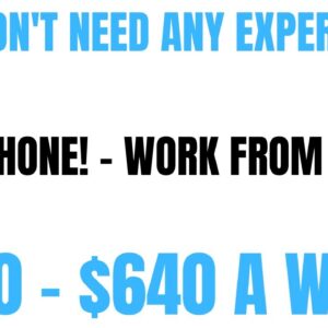 You Don't Need Any Experience! Non Phone Work From Home Job | $560-$640 A Week | Online Job Hiring