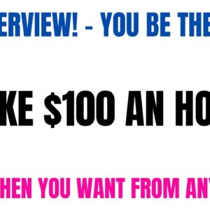 No Interview | You Be The Boss | Make $100 An Hour | Work When You Want | Work From Home Job Hiring