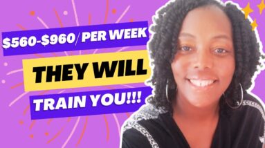 They Will Train You!!! $14-$24 Per Hour| Non Phone Work From Home Jobs| Hiring Now!!!