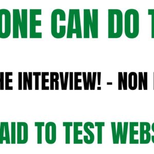 Anyone Can Do This | Easy Non Phone Side Hustle | Skip The Interview | Make Money Testing Websites