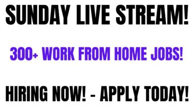 300+ Work From Home  Jobs Available Now!!! | Remote Jobs Hiring Now | Online Jobs Hiring Now