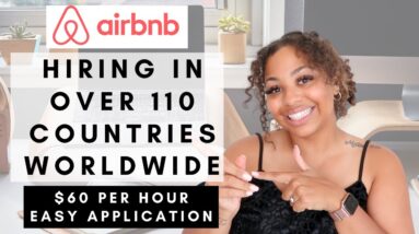 AIRBNB IN HIRING ANYWHERE IN THE WORLD NO DEGREE NEEDED WORK FROM HOME REMOTE UP TO $60 PER HOUR!