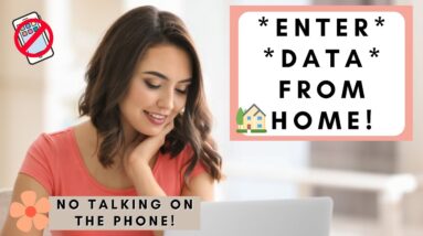 HIGH PAYING! *NO TALKING JOB* $1,080 PER WEEK ENTERING DATA FROM HOME! REMOTE JOBS 2022