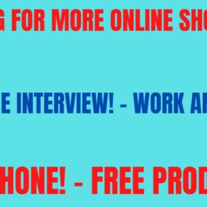 Looking For More Online Shoppers | Skip The Interview | Work Anytime | Non Phone Work From Home Job