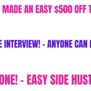 New Site! Member Made $500 |Skip The Interview - Non Phone Work From Home Job |Best Side Hustle 2022