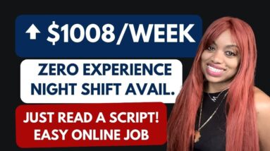 ZERO EXPERIENCE! NIGHT SHIFT AVAILABLE! ⬆️$1008 PER WEEK VERY EASY ONLINE JOB I WORK FROM HOME 2023