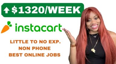 HURRY $1320 A WEEK INSTACART ONLINE (NO DELIVERY) I WORK FROM HOME JOB OPEN 24/7 NIGHTS AVAILABLE