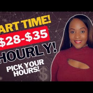 *SIDE JOB* $28-$35 HOURLY PAY! PART TIME, WORK WHEN YOU WANT WORK FROM HOME JOB!