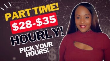 *SIDE JOB* $28-$35 HOURLY PAY! PART TIME, WORK WHEN YOU WANT WORK FROM HOME JOB!