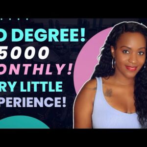$5000 MONTHLY! *NO DEGREE* VERY LITTLE EXP NEEDED! VERY QUICK APPLICATION! NEW WORK FROM HOME JOB!