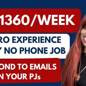 URGENT! MAKE $1360 PER WEEK RESPONDING TO EMAILS FROM HOME WITHOUT EXPERIENCE! EASY ONLINE JOBS!