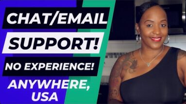 ZERO EXPERIENCE NEEDED! *CHAT/EMAIL* JOB! ENTRY LEVEL, ANYWHERE, USA WORK FROM HOME JOB!