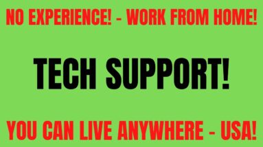 No Experience | Beginner Friendly - Tech Work From Home Job | Live Anywhere USA | Work At Home Job