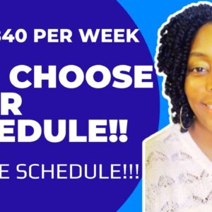 Make $680-$840 Per Week & Set Your Own Schedule| Non Phone Work From Home Jobs| Hiring Now!