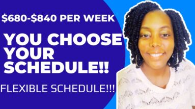 Make $680-$840 Per Week & Set Your Own Schedule| Non Phone Work From Home Jobs| Hiring Now!