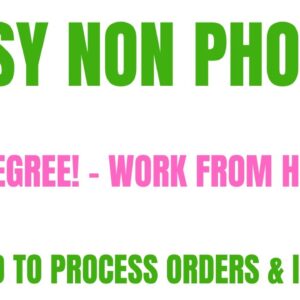 Non Phone Work From Home Job | No Degree Remote Job | Get Paid To Process Orders & Invoices