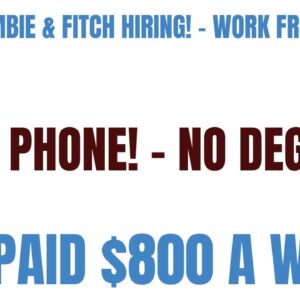 Abercrombie & Fitch Hiring Work From Home Non Phone No Degree | Get Paid $800 A Week | Remote