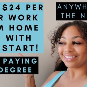EASY $24 PER HOUR WORK FROM HOME REMOTE JOB HIRING NATIONALLY NO DEGREE NEEDED HIRING NOW HIGH PAY!