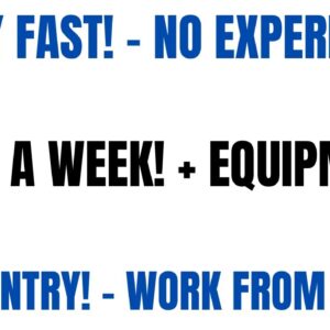 Apply Fast! Work Will Be Gone Soon | No Experience $600 A Week | Data Entry Work From Home Job