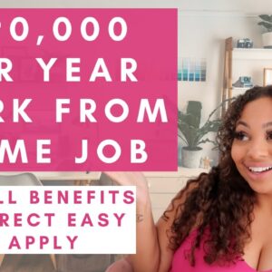 $90,000 PER YEAR WORK FROM HOME JOB HIRING NOW WITH DIRECT APPLICATION ON WEBSITE! FULL BENEFITS!