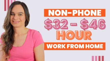 $32 To $46 Hour NON-PHONE Remote Job Hiring Now | High Paying Work From Home Job With Great Benefits