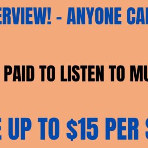 Skip The Interview | Non Phone| Anyone Can Do It | Get Paid To Listen To Music | Up To $15 Per Song