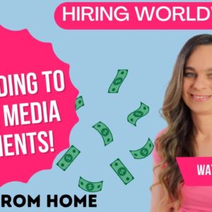 Work From Home Responding To Social Media Comments | Hiring Anywhere In The World!!! | Remote Job