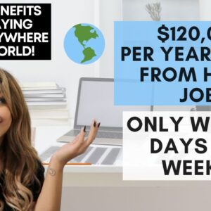 $120,000 PER YEAR NO DEGREE NEEDED HIRING ANYWHERE IN THE WORLD WORK FROM HOME JOB W/TONS OF PERKS!