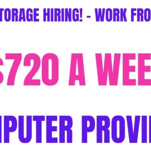 Public Storage Hiring | Work From Home Job |  $720 A Week | Laptop Provided Online Job Hiring Now