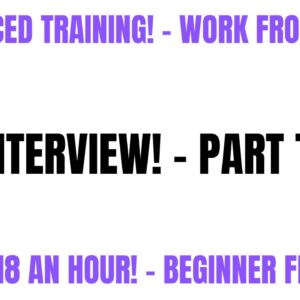 Self Paced Training! Work From Home Job | No Interview | Part Time | Up To $18 An Hour | Beginner