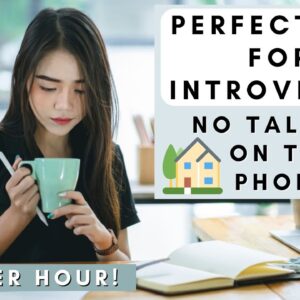 NO TALKING ON THE PHONE! *$25 PER HOUR* NO DEGREE! WORK FROM HOME JOBS 2022!