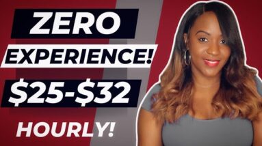 ZERO EXPERIENCED NEEDED! $25-$32 HOURLY, VERY FAST APP! NEW WORK FROM HOME JOB!
