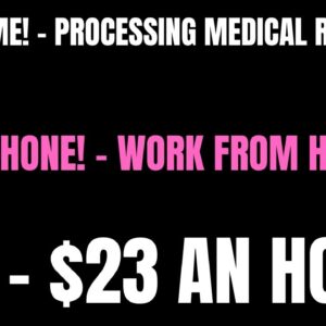 Part Time Work From Home Job | Non Phone Work At Home Job | $21- $23 An Hour Online Job | Remote