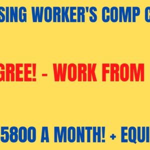 Processing Worker's Comp Claims | No Degree - Work From Home Job | Make Up to $5800 A Month | Remote